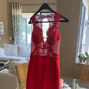 Beautiful red prom/formal dress